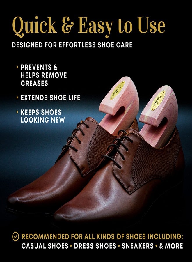 Stratton Cedar Shoe Tree - Shoe Trees for Men & Women, Sneakers, Widener & Shaper | GROWN IN USA (Large (Fits Shoe Sizes 10.5-11.5), 3 PACK) - Image 3